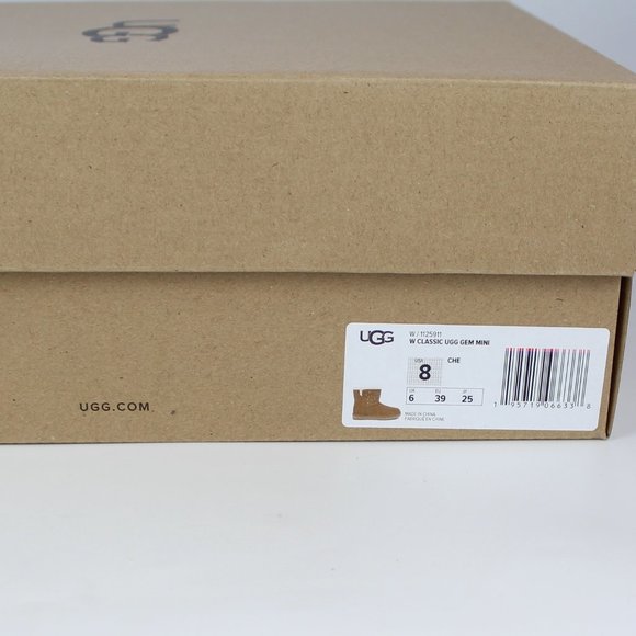 NEW UGG Gem Lined Classic Mini Boots - Picture 13 of 13